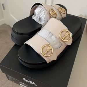 Coach Gable Leather Sandal